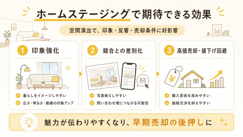 ホームステージングの効果