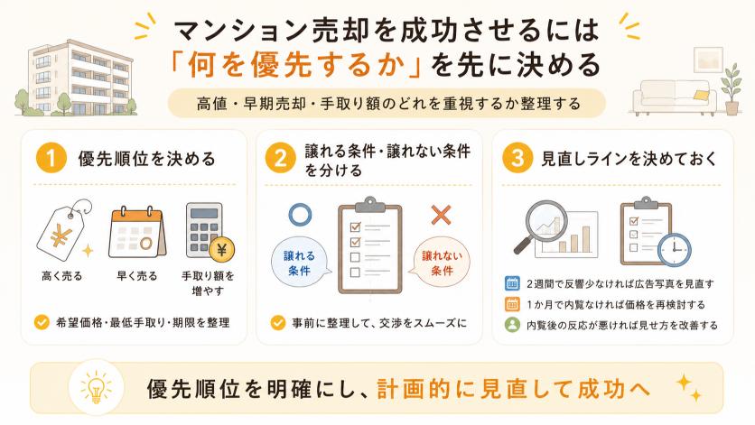 マンション売却「何を優先するか」