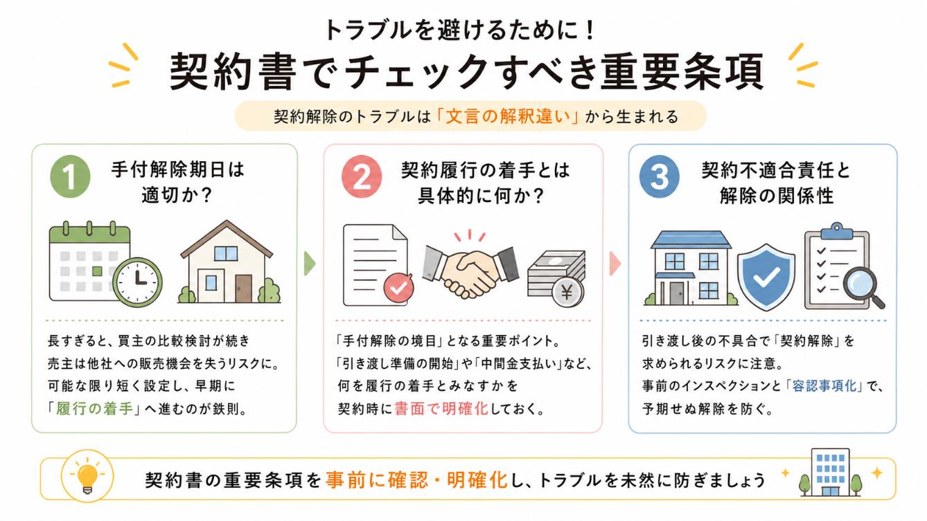 マンション売買契約書の重要な確認項目