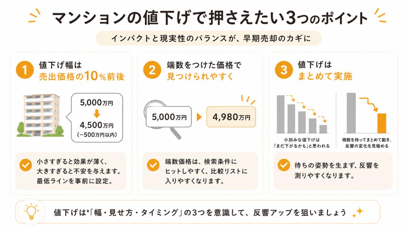 マンションの値下げ幅の目安