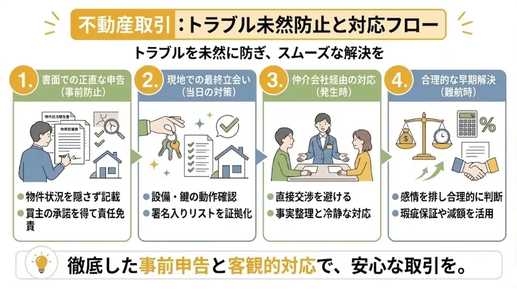 トラブル発生時の対応フローと未然防止の戦略